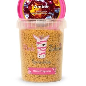 Pink Zebra Amber Home Fragrance Sprinkles - Gold